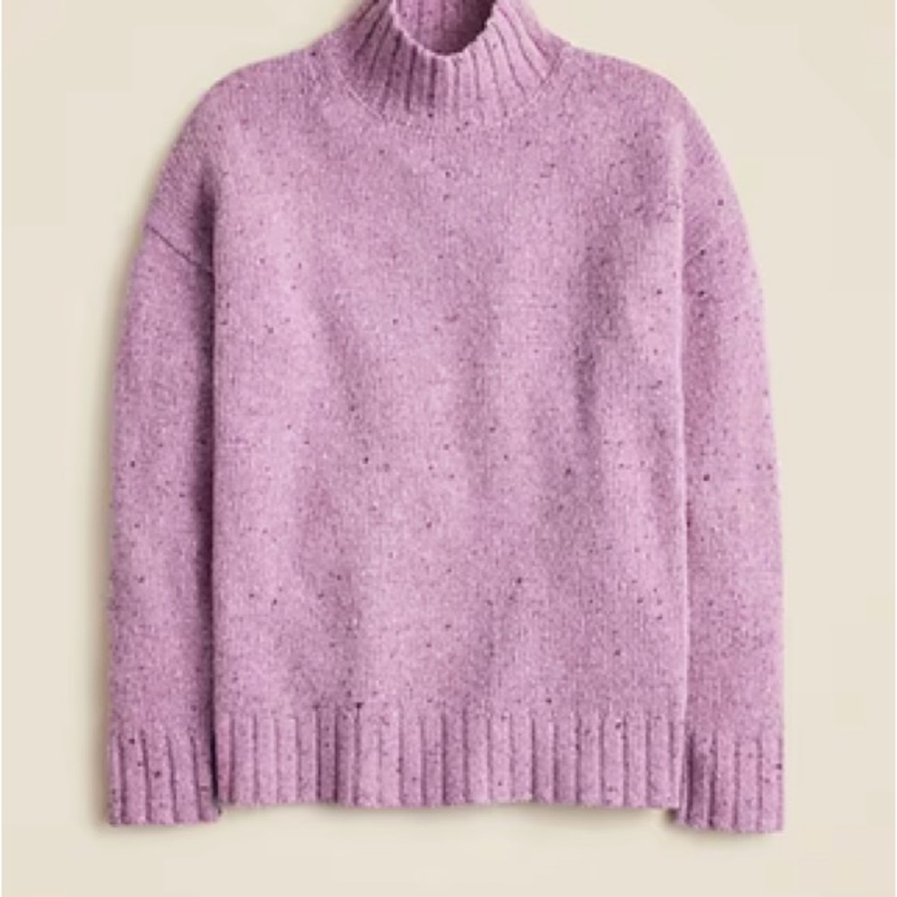 J. Crew Lavender Knit Wool Sweater